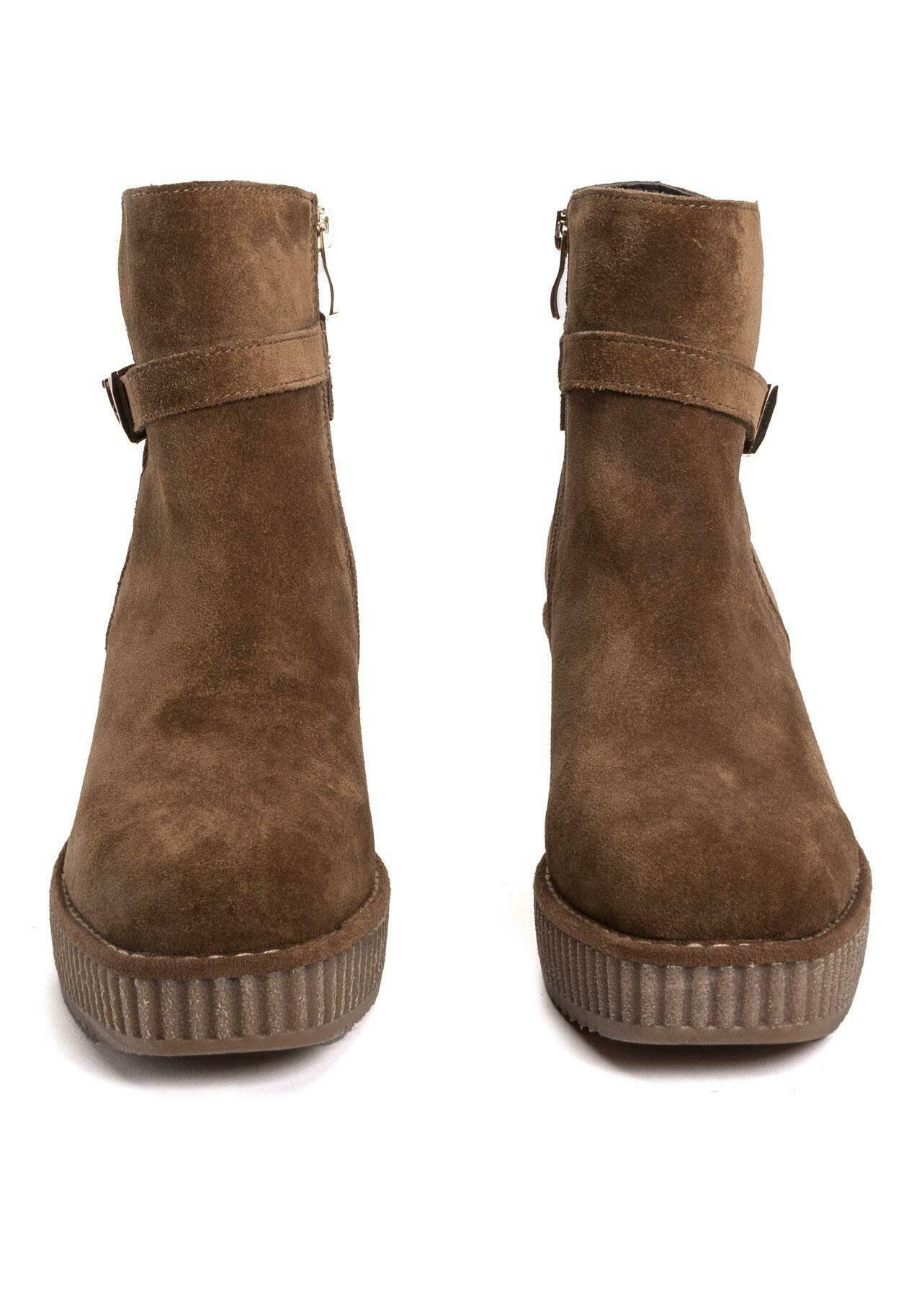 Alma en Pena Botines de cuña - camel - Zalando.es