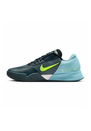 Nike Performance AIR ZOOM VAPOR PRO 2 AC - ALL - Zapatillas de tenis para todas las superficies - armory navy denim turq volt