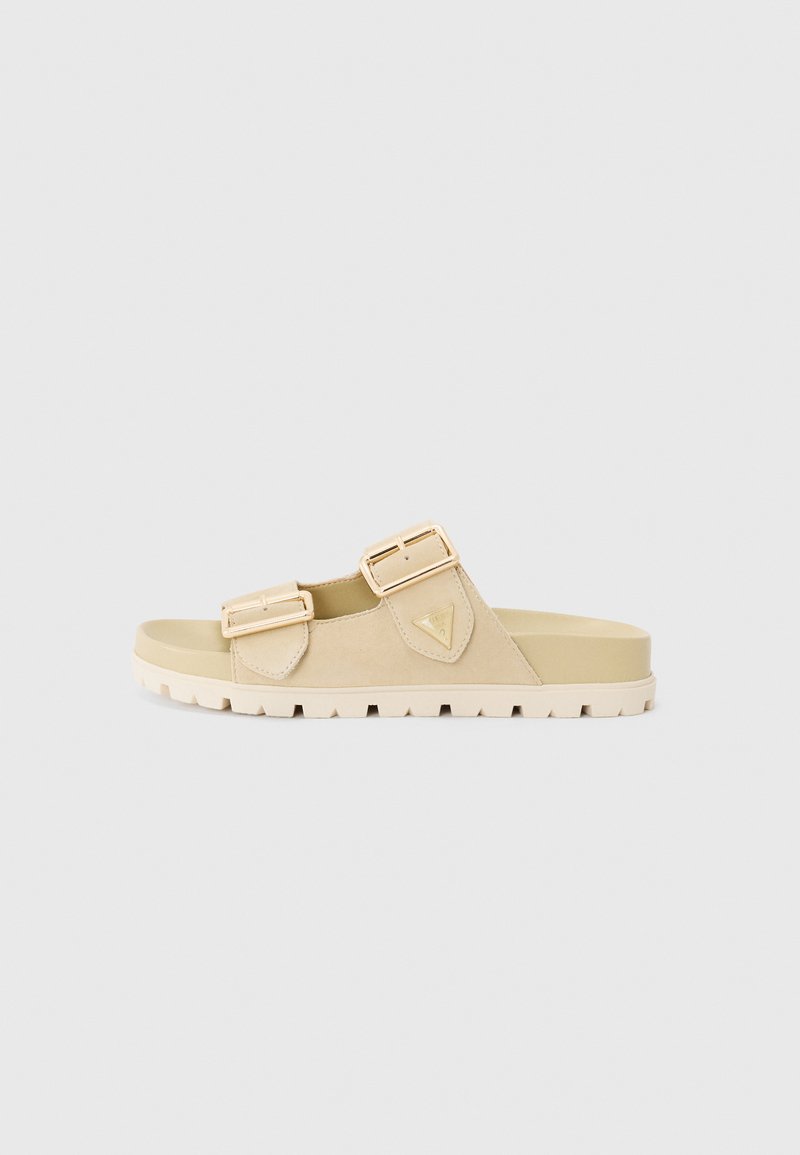 Guess - FASTEN - Papuci - nude, Extindeți