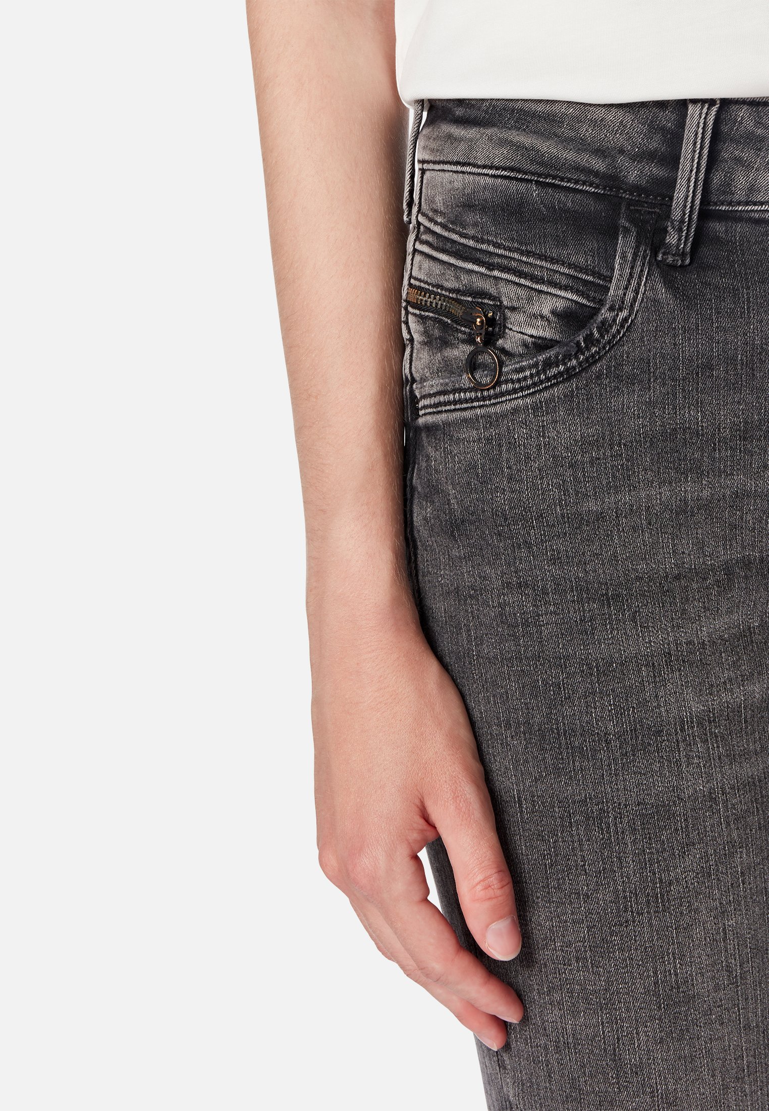 Mavi SOPHIE - Jeans Slim Fit - grey/schwarz - Zalando.de