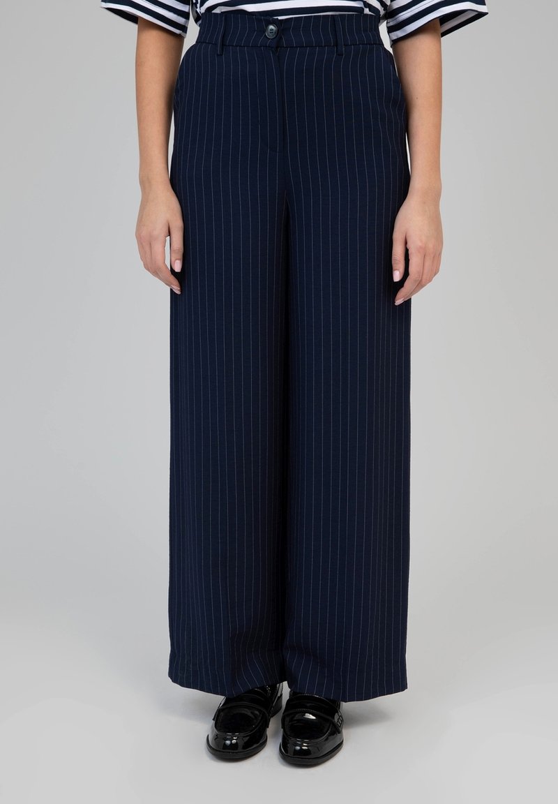 AN'GE PERLONY - Pantalon classique - marine