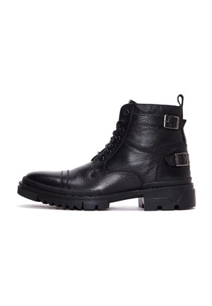 Lace-up ankle boots - black
