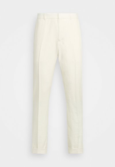 Polo Ralph Lauren LINEN SUIT TROUSER - Bukse - cream