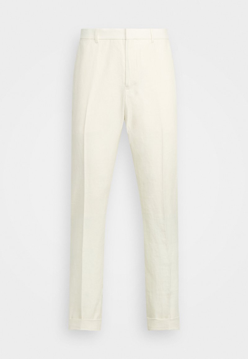 Polo Ralph Lauren LINEN SUIT TROUSER - Auduma bikses - cream