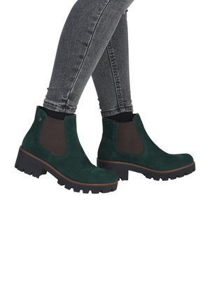 Rieker Bottines à plateau - grün