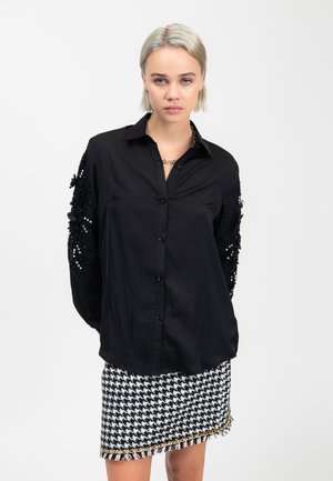 BEJEWELED SLEEVES - Chemisier - black