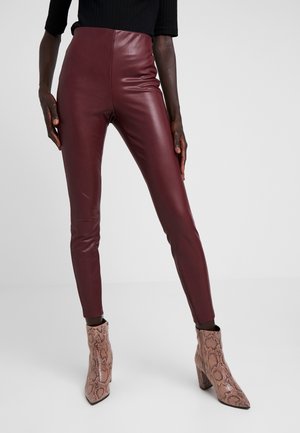 Legging - dark red