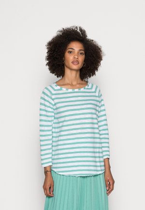LONGSLEEVE STRIPED - T-shirt à manches longues - aqua