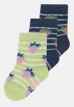 Ewers, STRAWBERRY 3 PACK - Socks - dark blue