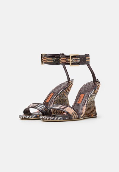 Missoni NINA - Sandale cu toc - brown