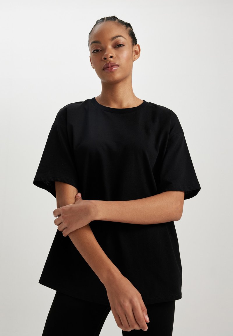 Defacto T-shirt Camisetas Básicas Para Mujer DeFacto Pack De