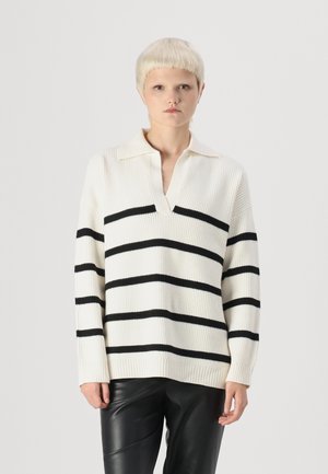 VMLUNA V NECK - Strikkegenser - birch
