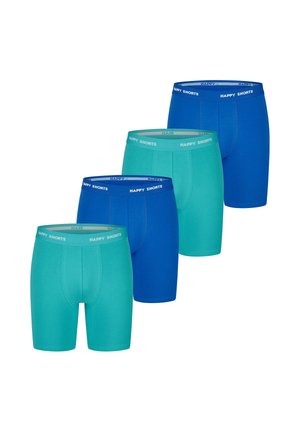 4-PACK - Boxerky - neon green/blue