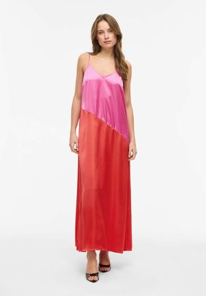 VILA MAXIKLEID VIAVELINA TRÄGER - Robe longue - fiji flower