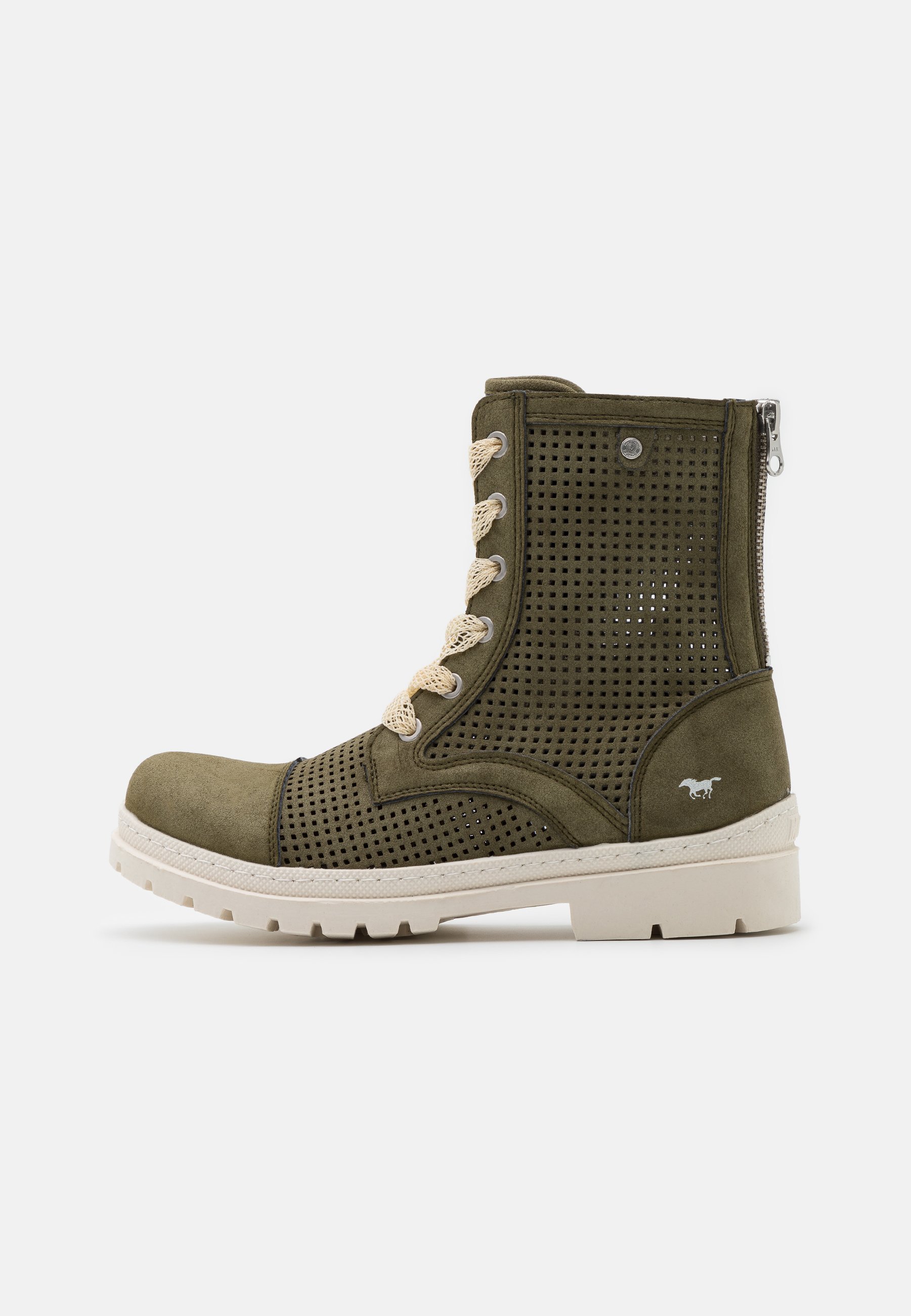 Mustang Veterboots - oliv/Groen - Zalando.nl
