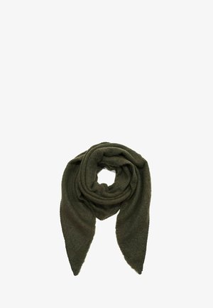 Faera, XXL DREIECKSTUCH ELASTISCH COZY OBERFLÄCHE - Foulard - olive