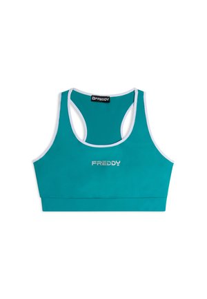 Reggiseno sportivo con sostegno medio - turchese