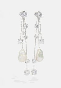 EARRINGS - Cercei - silver-coloured