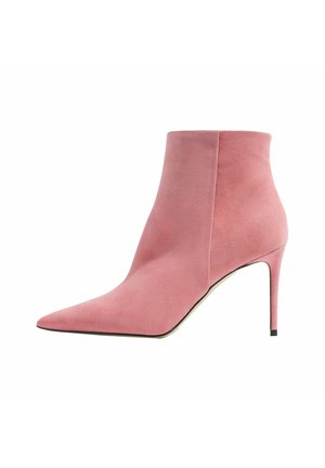 ANYA - Gležnjače s visokom petom - pink suede