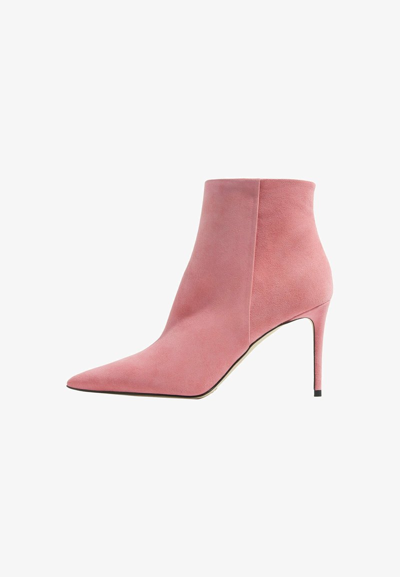 Scarosso ANYA - Gležnjače s visokom petom - pink suede