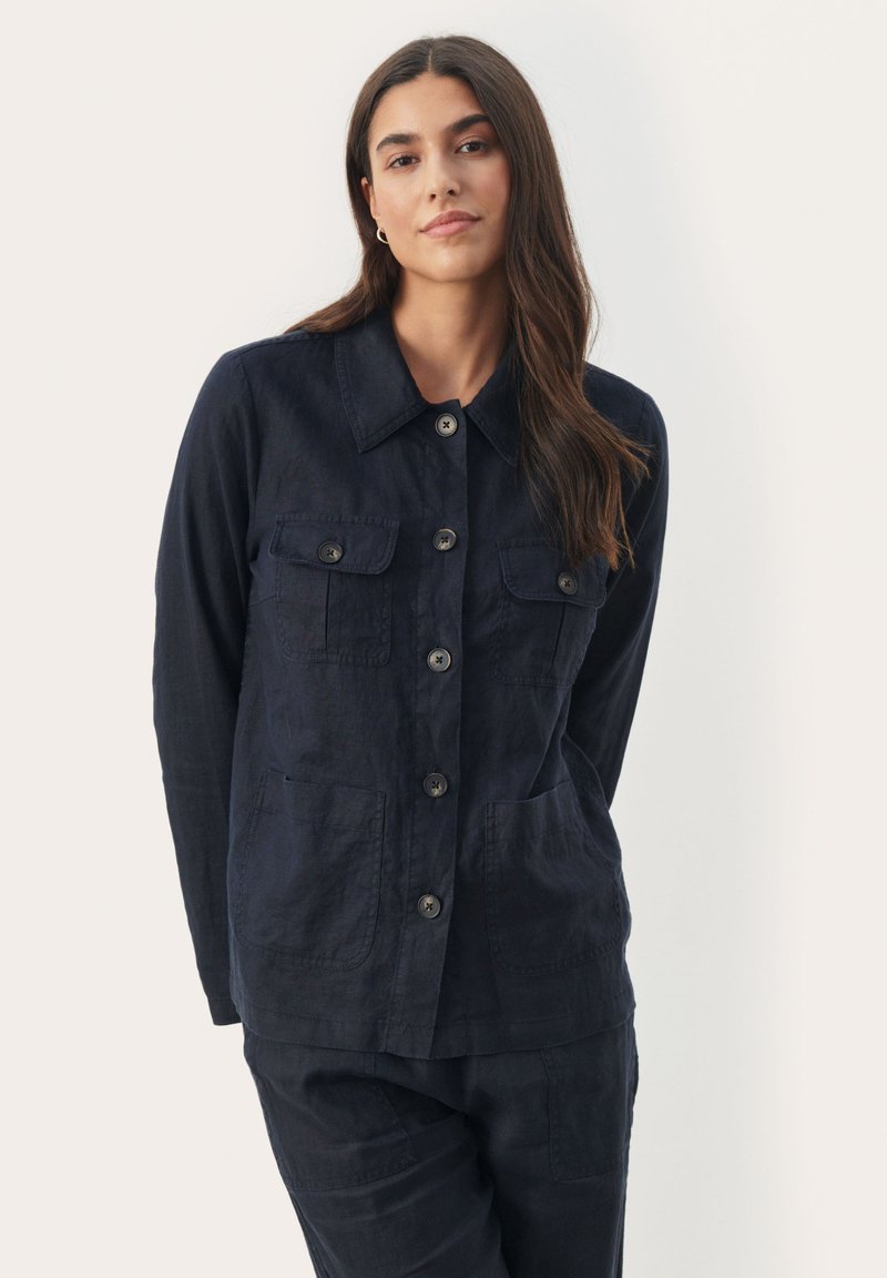 Part Two Gombos blúz - dark navy