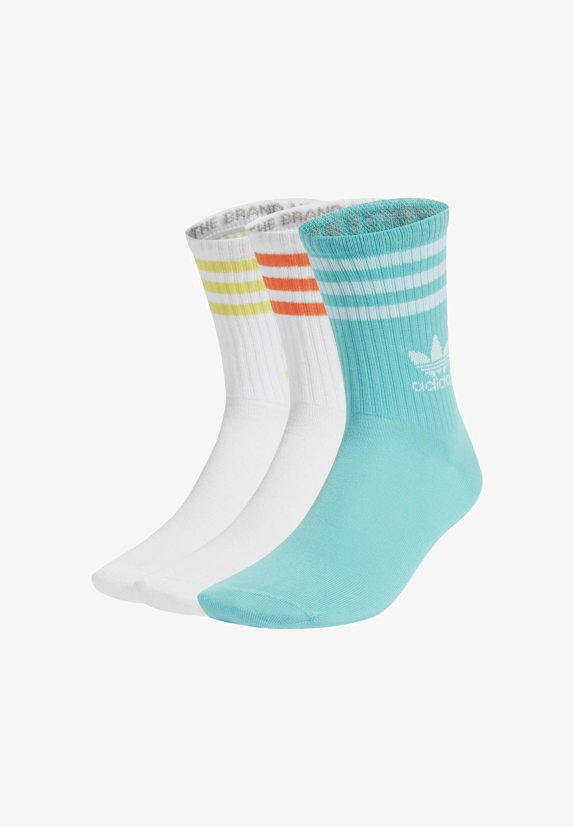 adidas Originals CREW PACK Calze white easy mint white