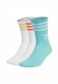 CREW  3 PACK - Ponožky - white   easy mint   white