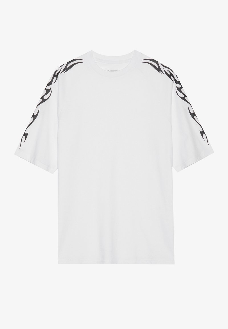 YOURTURN T-shirt print wit YOURTURN T-shirt print wit