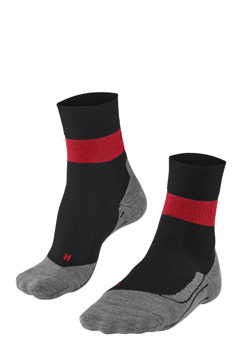 FALKE RU COMPRESSION STABILIZING RUNNING LIGHT CUSHIONING - Sportsocken - black