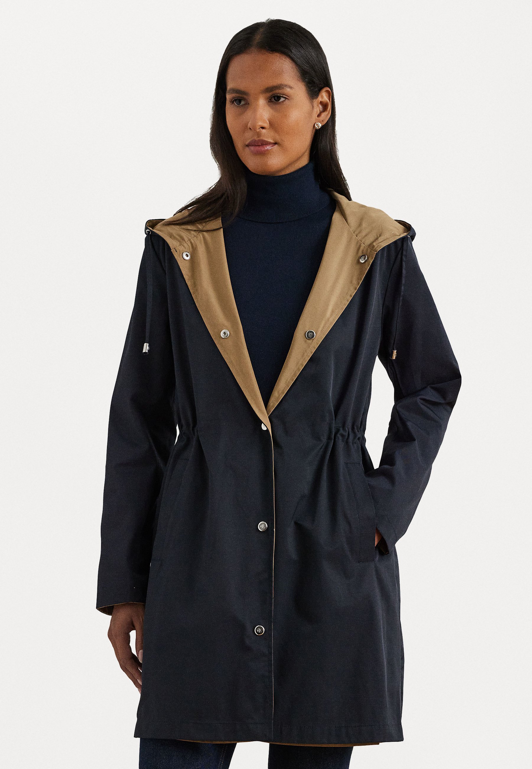 Lauren Ralph Lauren REVERSIBLE HOODED ANORAK - Parka - dark  