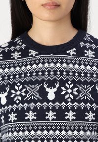 ONLY Stickad tröja - dark blue