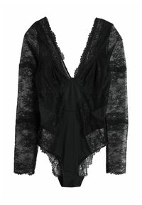 Lipsy LONG SLEEVE - REGULAR FIT - Body - black