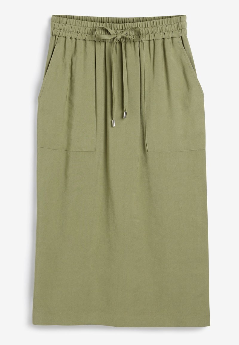 Next A-lijn rok kaki