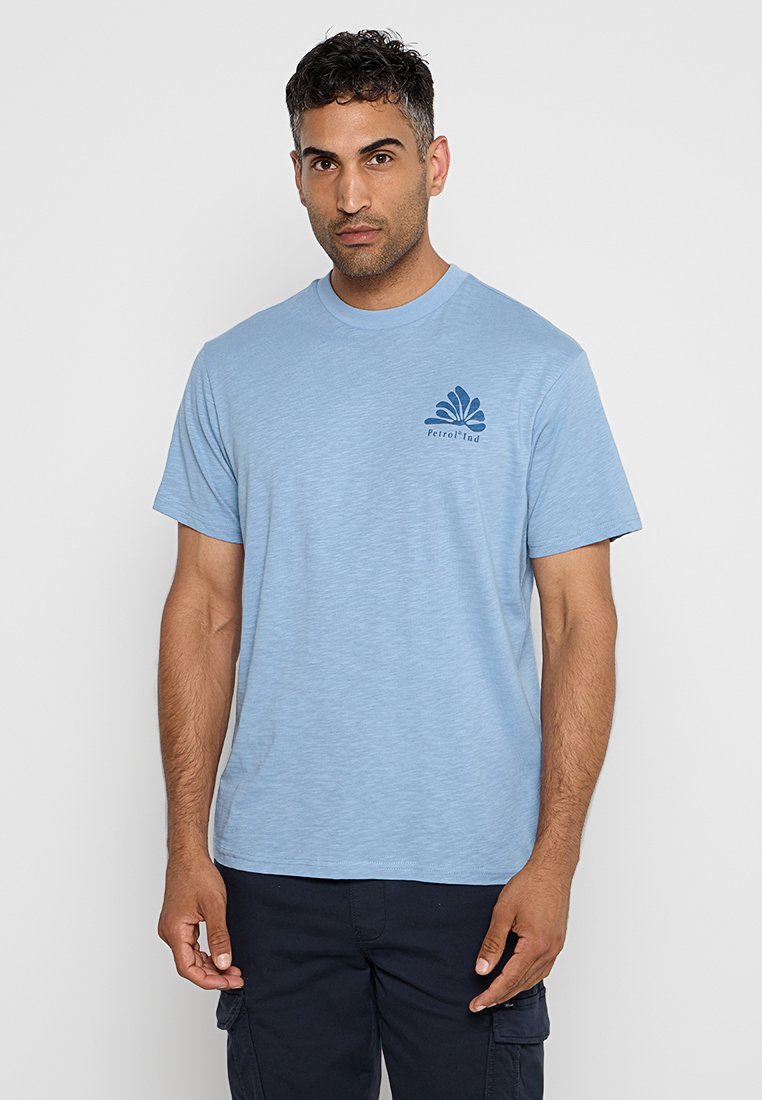 Petrol Industries T-shirt print blauw