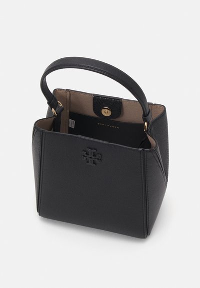 Tory Burch MCGRAW BUCKET BAG - Bolso de mano - black