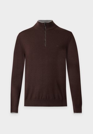 Michael Kors, CORE ZIP - Pullover - chocolate