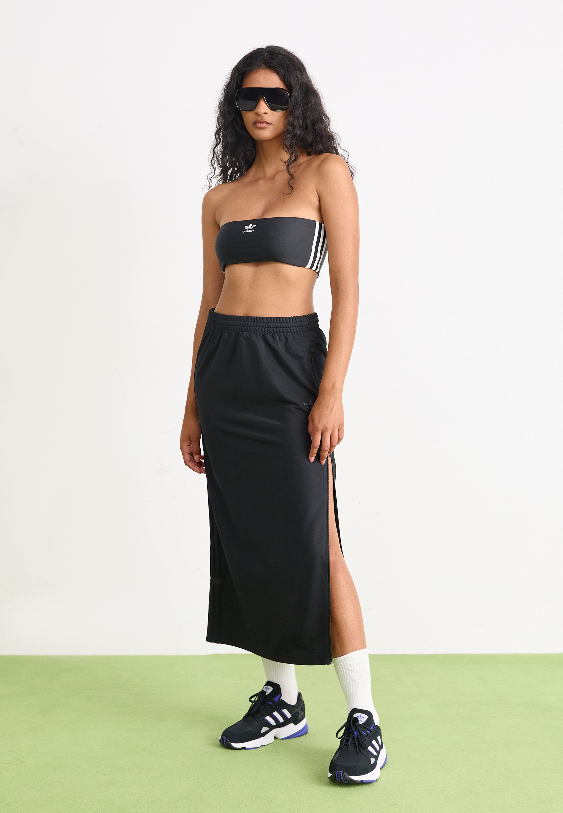 adidas Originals FIREBIRD - Pencil skirt - black - Zalando.ie