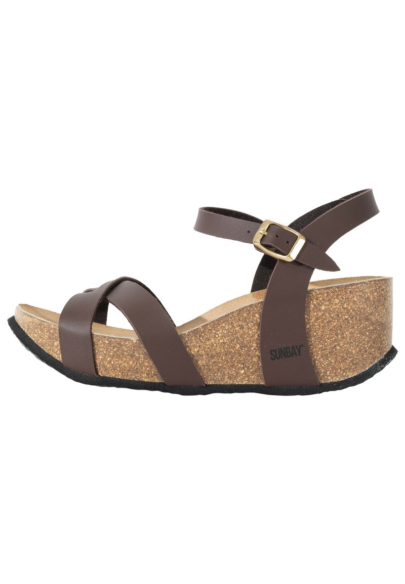 Damen Sneaker | SUNBAY PIVOINE Plateausandalette brown/braun - NB86469 Damen Sneaker | SUNBAY PIVOINE Plateausandalette brown/braun - NB86469