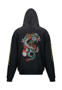 Ed Hardy BACK-DRAG  - Zip-up sweatshirt - black
