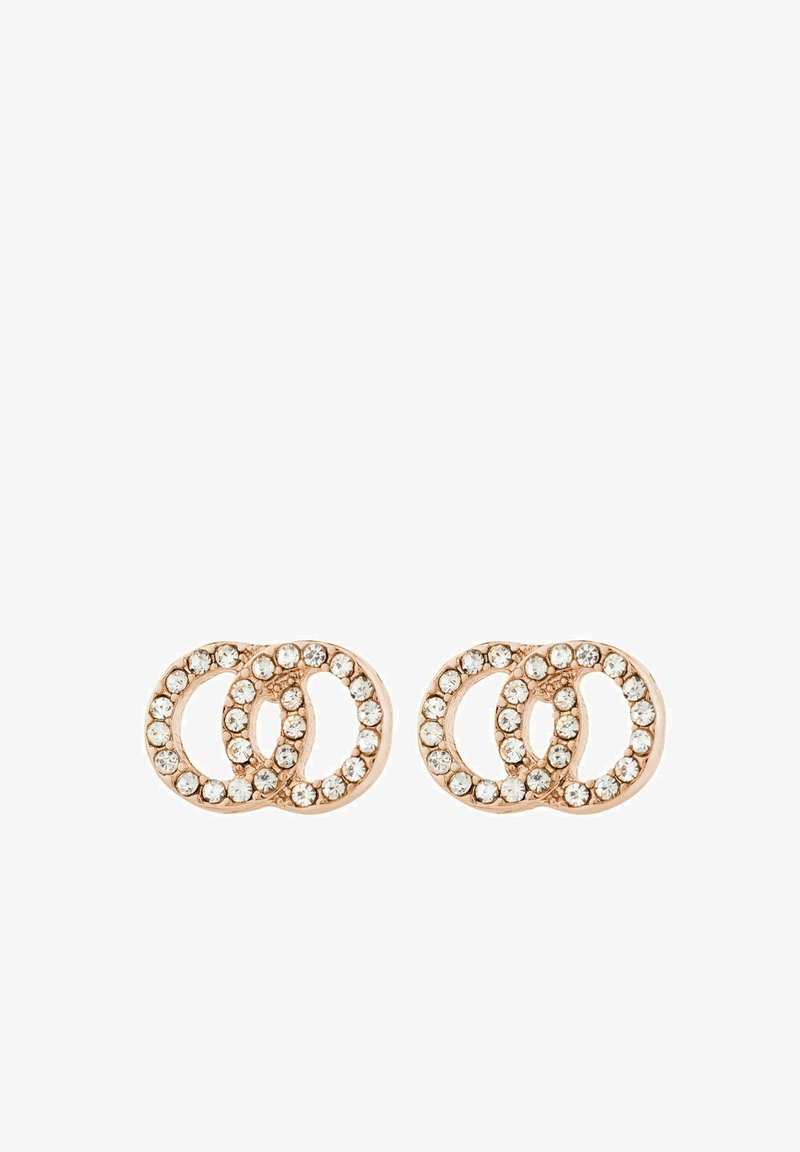 Pilgrim JOLINA Earrings rose gold plated/rose gold-coloured