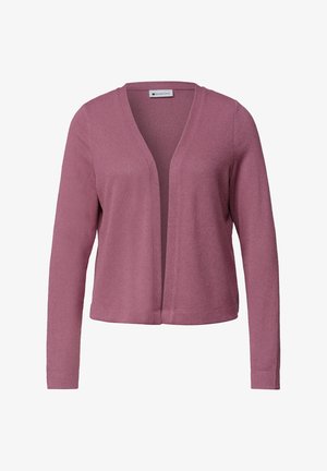 Street One, LONG-SLEEVE JACKET IN A KNIT LOOK - Gilet - dark clouded blush