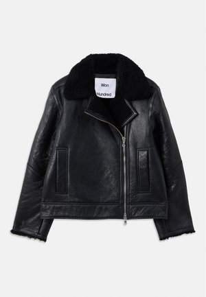 PILA JACKET - Nahkjakk - black
