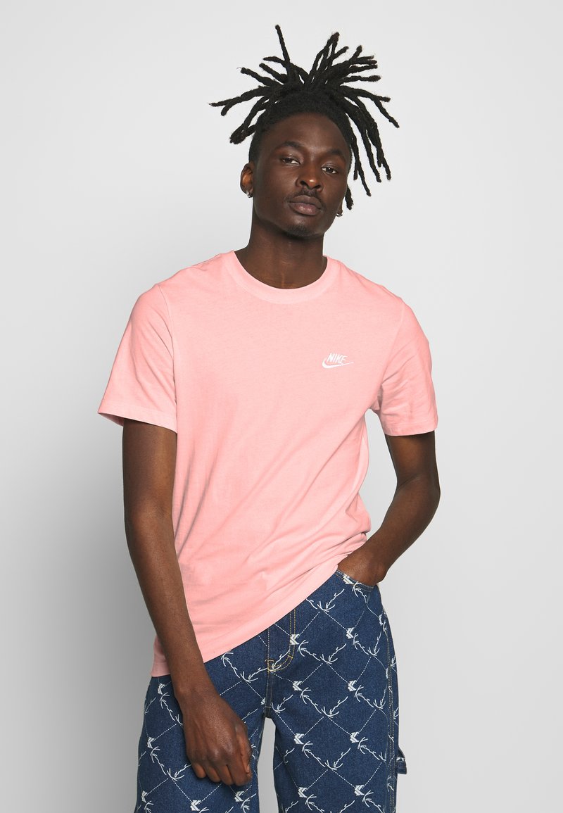 Nike Sportswear - CLUB TEE - Basic T-shirt - washed coral, Enlarge