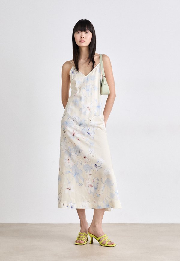 FLORAL PRINT SLIP DRESS - Day dress - putty2