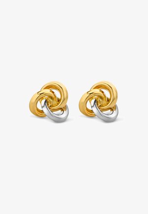DIAMANT L'ÉTERNEL, TWO TONE KNOT - Oorbellen - yellow