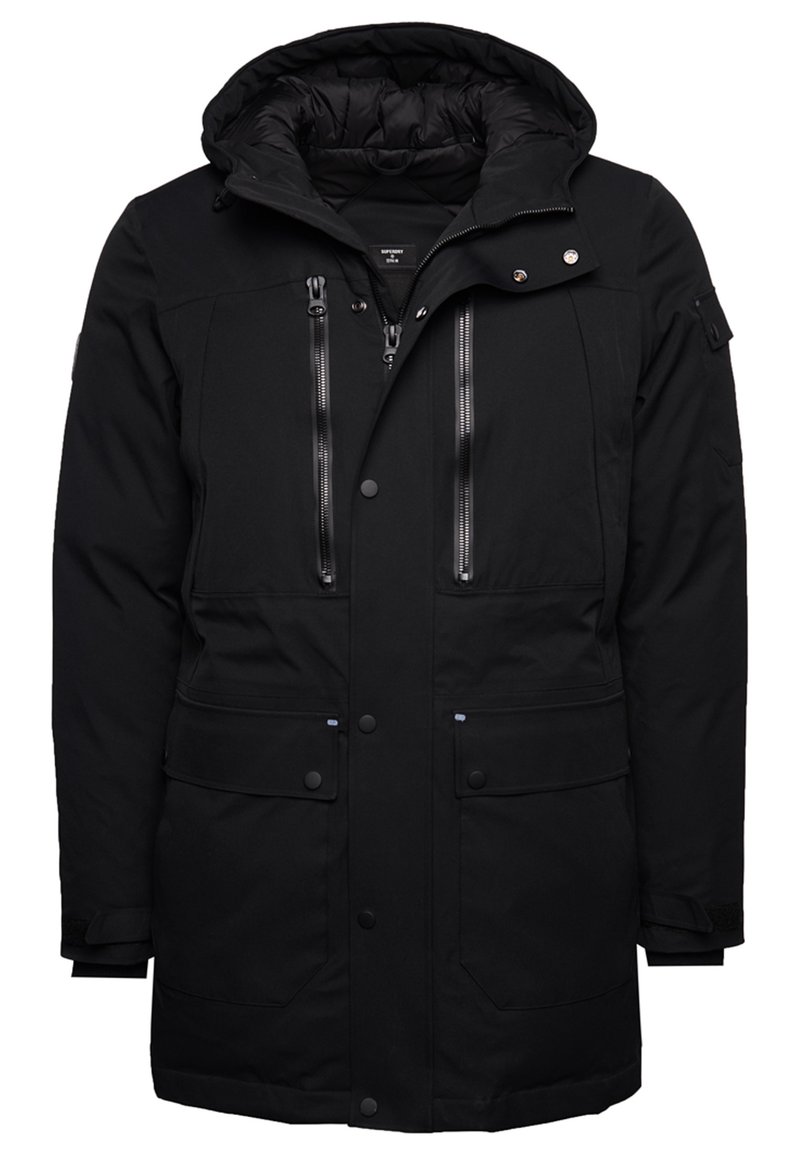 Herren Trenchcoats | Superdry Wintermantel black marl/schwarz - WV14349 Herren Trenchcoats | Superdry Wintermantel black marl/schwarz - WV14349