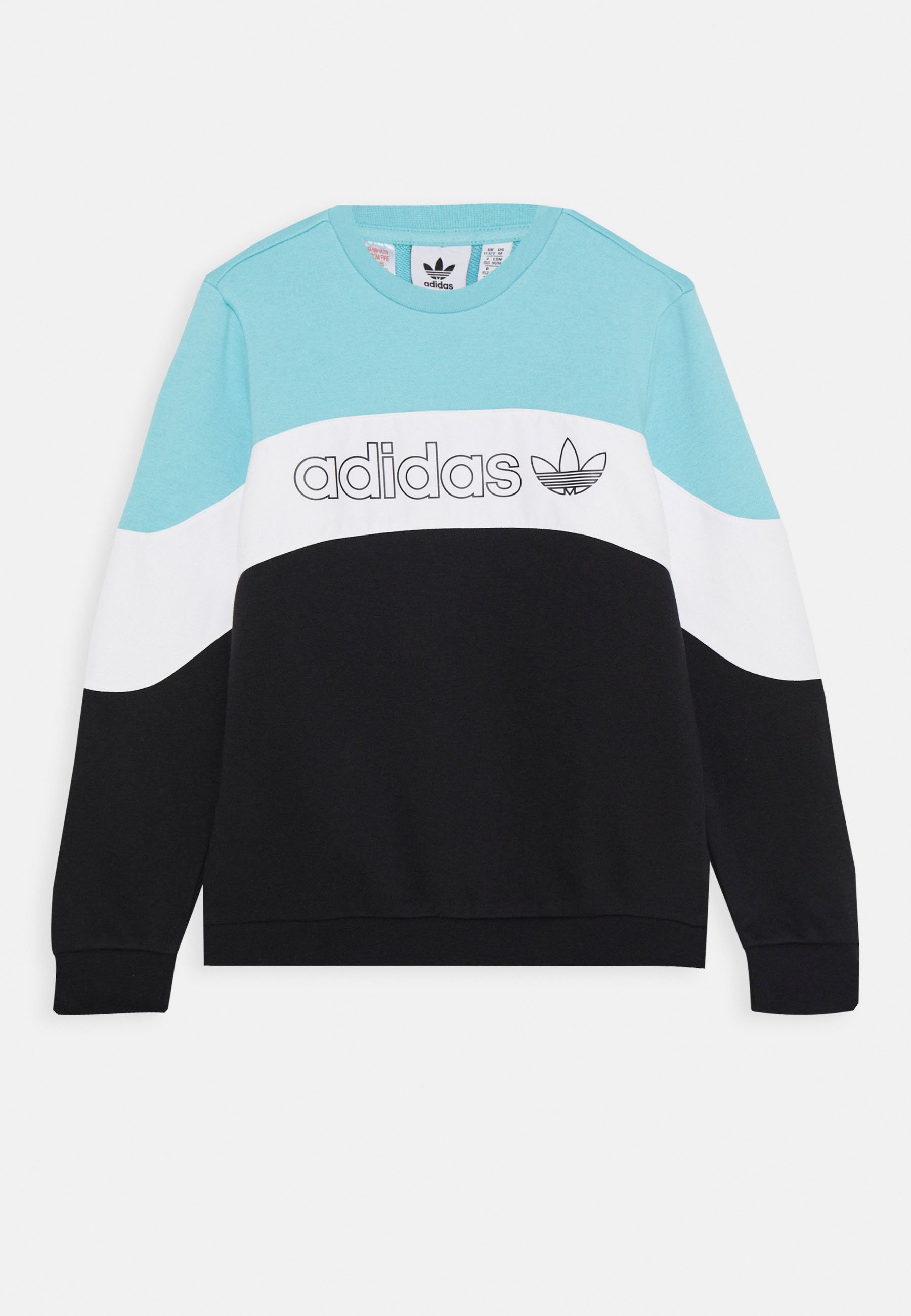 adidas sweatshirt blue and white