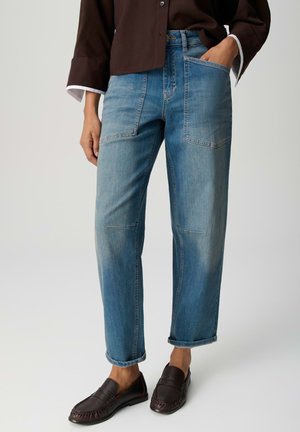 OPUS PANTS MID RISE - Jean droit - dark blue