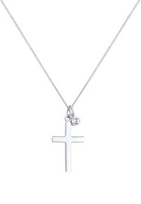 SPARKLING CROSS - MIT KRISTALLEN VON SWAROVSKI® - Kaklarota - silberfarben