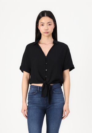 ONLNOVA LIFE KNOT SHIRT - Overhemdblouse - black